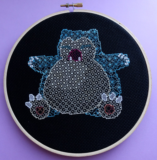 And here’s another Pokemon blackwork embroidery gift, because of course. I thought 2017 was go