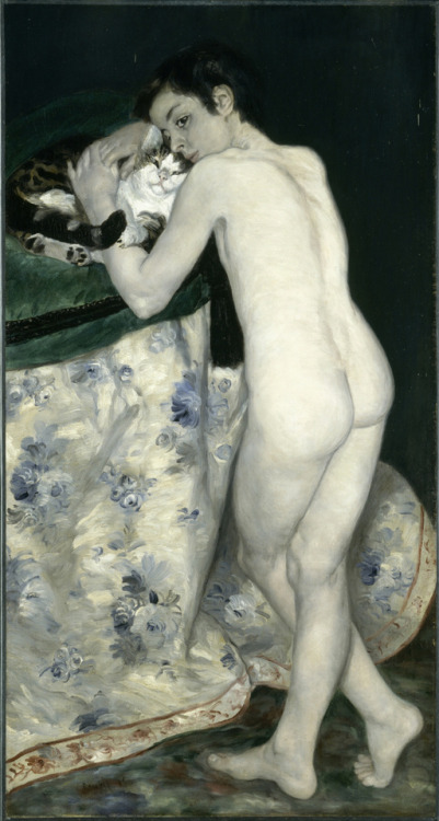 monsieurlabette:  Auguste Renoir - “Le jeune garçon au chat”, 1868 Musée d'Orsay, Paris 