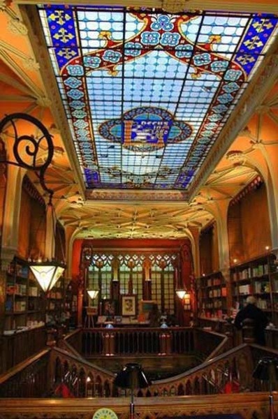 The Lello Bookstore was built in 1906 in Porto, Portugal by The Lello  Brothers (Antonio