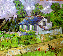 goodreadss:  Houses in Auvers, 1890 Vincent