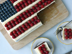 epicurious:  July 4th Flag Cake (Epicurious,