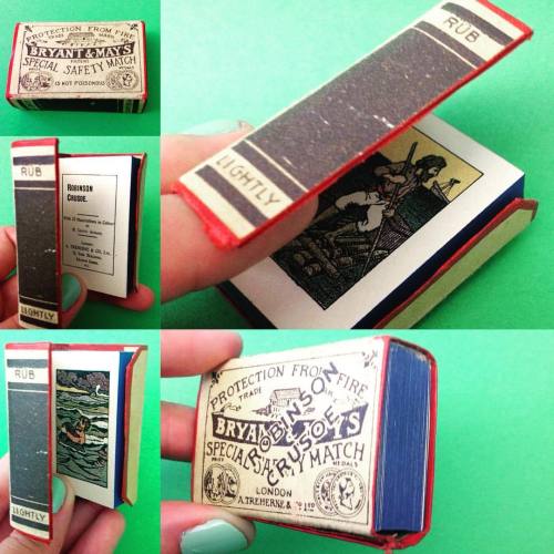 This week’s #miniaturemonday is a very special #matchbox version of Robinson Crusoe published 