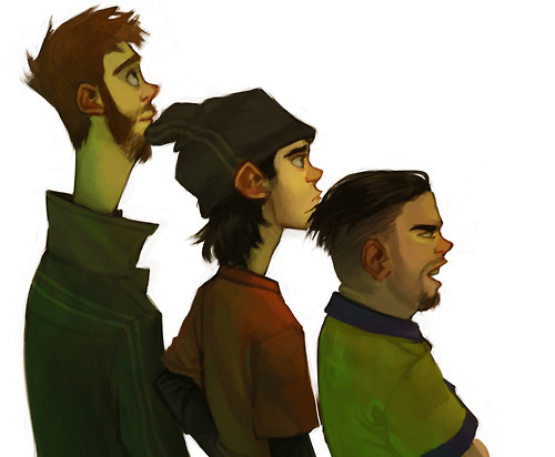 iambettymay:   thefilthyunicorn:  madmothmiko:  Ed, Edd, and Eddy Illustration bloochikin  I love these sooooo much wah  my fucking heart melted 