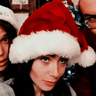 klhicons: **christmas ** lily collins iconslike if you save[kat mcnamra christmas icons]