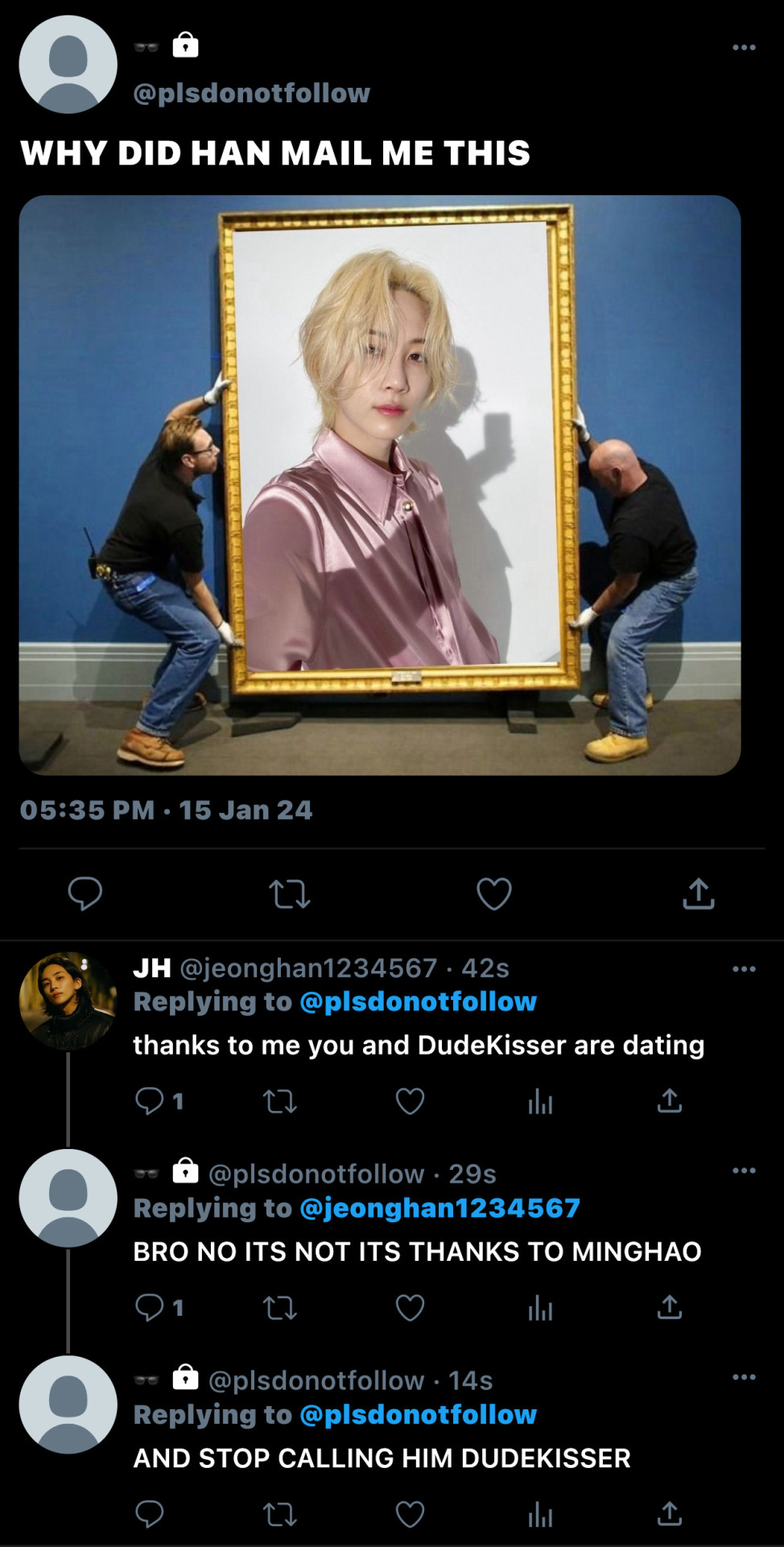 Hi Love! I Really Love Ur Smau They're Really Funny (the Vernon One Had Me Rolling On The Floor For 10