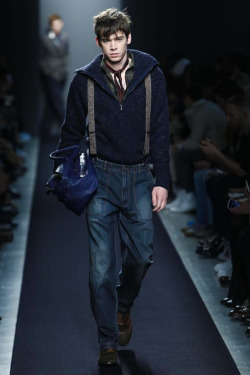 fagunt:  Cole Mohr and Janis Ancens at Bottega Veneta autumn/winter 2015