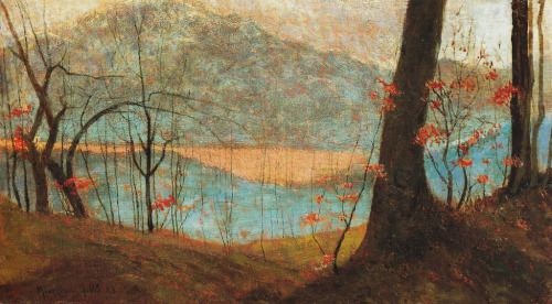 Inverno a Miazzina (Winter at Miazzina  - Vittore Grubicy de Dragon 1917Italian 1898-1917.