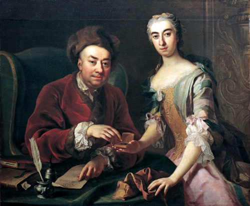  Double portrait by Martin van Meytens the Younger, 1740