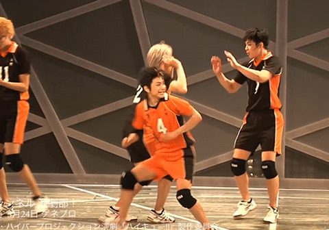 vannnekoo:I can’t believe they really did it in Haikyuu stage playAlso… right after…Why they have to