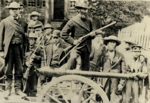 Cannon captured by Canadian militia(Missisquoi Home Guard) after Fenian raid, 1870.