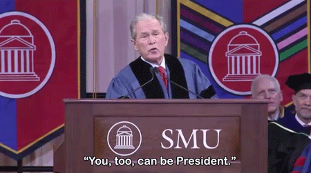 runningrepublican: sandsaltandsunshine: drinkingwhiskeyindixie: northgang: Former President George W