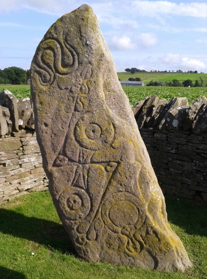 gunhilde:Early Pictish stone, Aberlemno, Scotland.