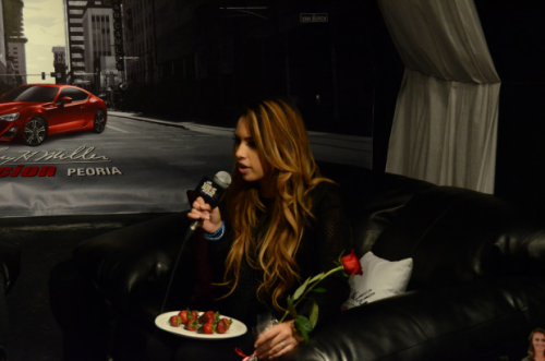 villegas-news:  Pictures of Jasmine’s live interview at 101.5
