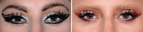 gagaxcandids:  aesthetic: gaga’s makeups 2015 