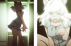  Black Hanekawa, "third apparition".      