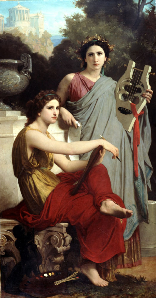 didoofcarthage:  Art and Literature by William-Adolphe Bouguereau  c. 1867 oil