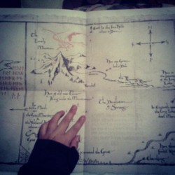 awkward-mind-type:  Thorin’s Map.  #TheHobbit #map #dwarf #chronicles