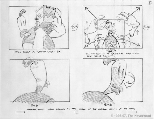 talesfromweirdland:Production art from the 1996 claymation game, The Neverhood. It was conceived and