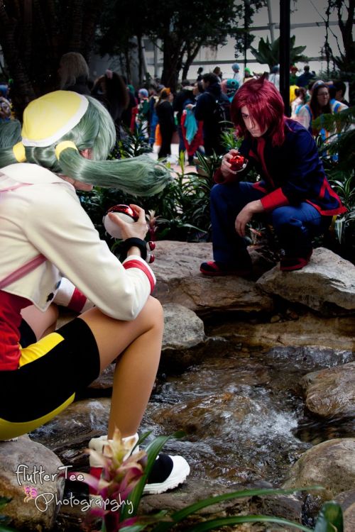 Pokemon Trainer Crystal/Kris and Silver cosplay from Katsucon 2014! Trainer Kris by Neoqueenhoneybee