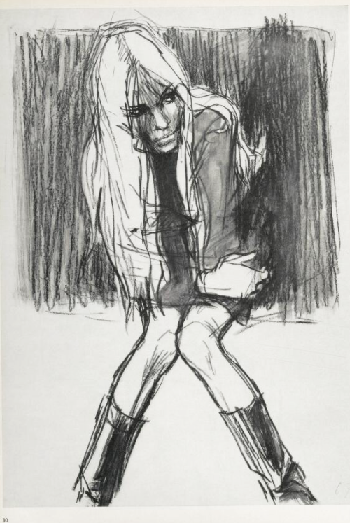 Gerd Grimm, drawings „Teenagers“, 1967. Germany. Via magazines.iaddb.org