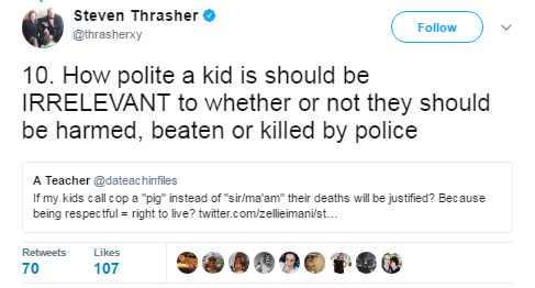 black-to-the-bones:  It’s the cops who need to learn how to behave around citizens