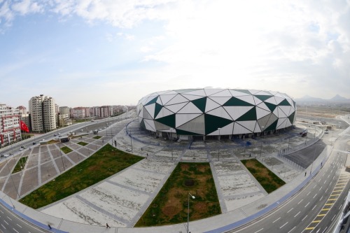Konya City Stadium in Turkey #ArchitectureDesign by Bahadır Kul Architects. bit.ly/1GOlyZ6 #T