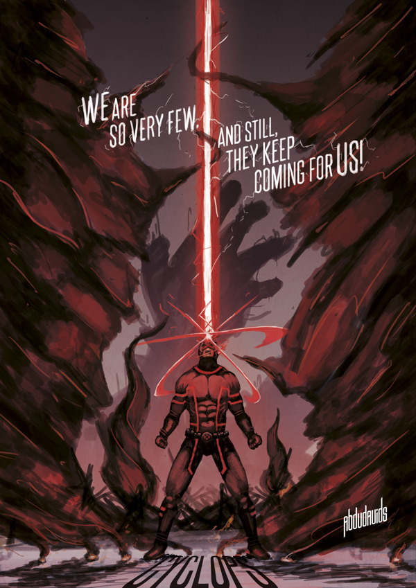 thecyberwolf:  X-Men Posters  Artist: Abdudavids - Facebook 