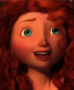 thegreatbigfour:  hope-for-snow:  peculiarbraindeer:  In 2014, 3D animation introduced a new feature that I think is an underappreciated evolution in animated movie making. Blotchiness. I am serious. Rapunzel from Tangled (2011) and Merida from Brave