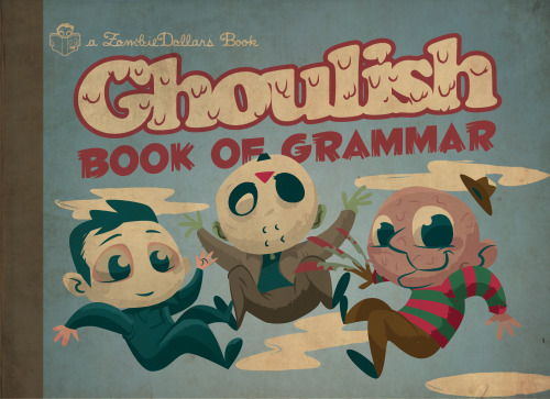 Not too late for Christmas! My Book of Ghoulish Grammar is now available in my Etsy store! Free post