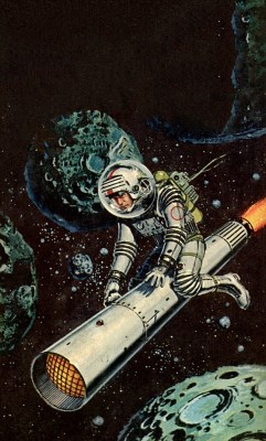 sciencefictiongallery:  Hanke - The Secret of Saturn’s Rings, 1966.