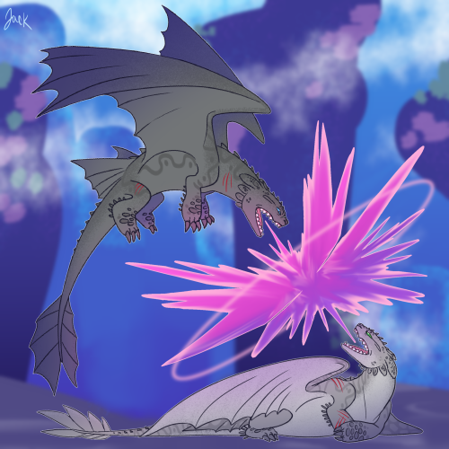 Ruffrunner VS Dart After Toothless became too old and weak to continue protecting the dragons of The