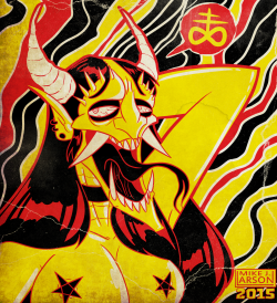 Made a devil for #Drawloween. :D