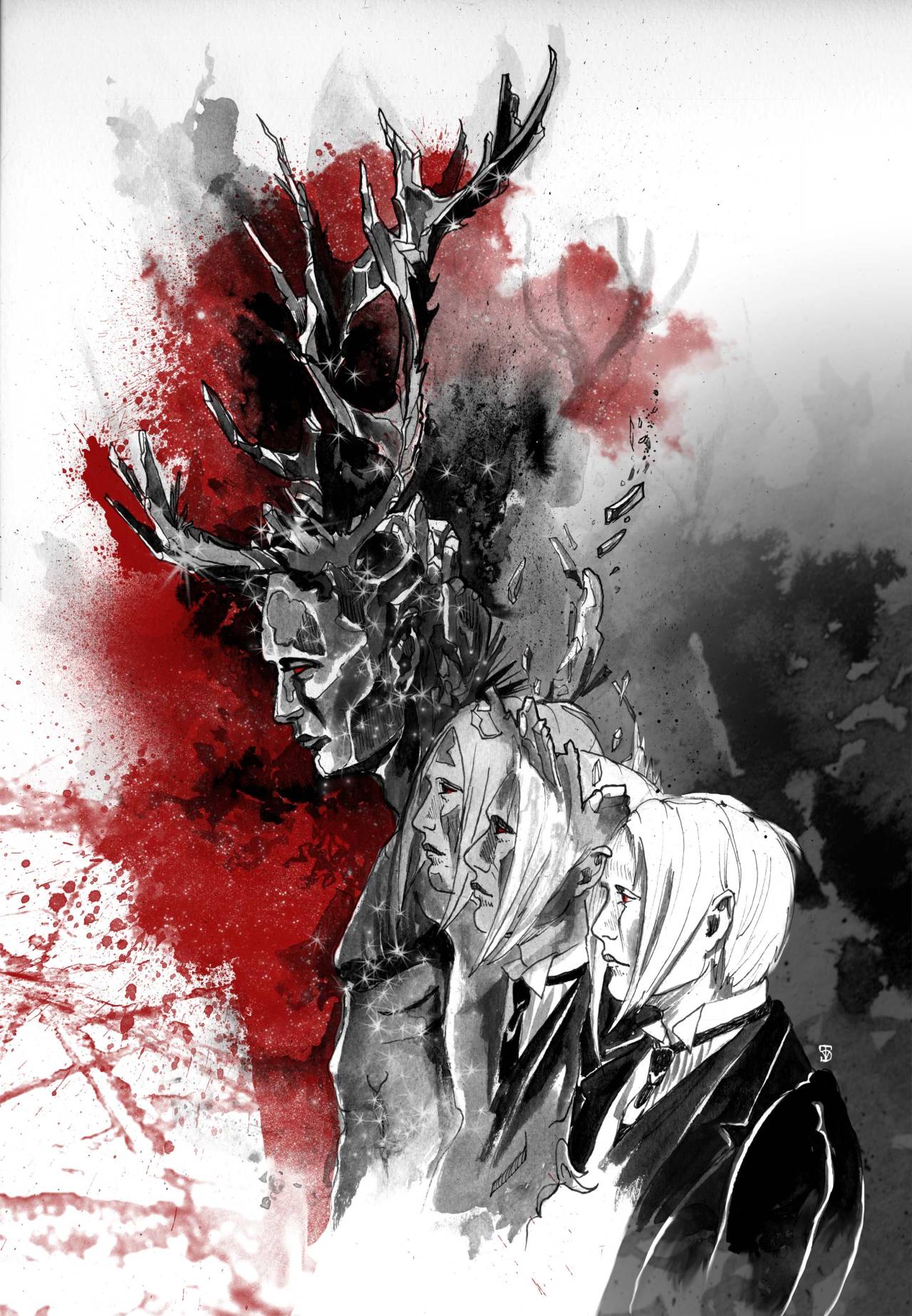 theseavoices:  Illustrations for @moku-youbi ‘s excellent  second chapter of the