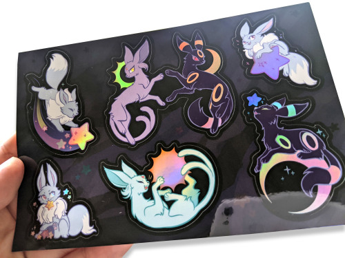 My new sticker sheets came in! I’m really happy with them! Absolutely planning more already. >:3c