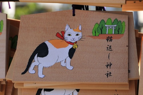 todayintokyo: A shrine for lost cats! If your cat has gone missing, you can offer a prayer for its s