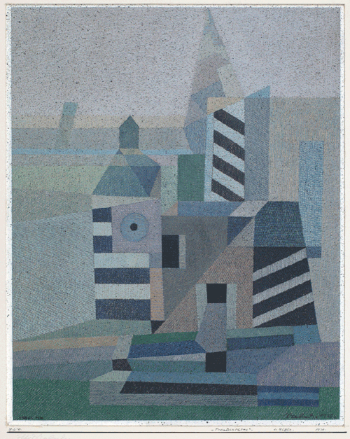 Otto Nebel, Prussian Towers, Preussentürme, 1930. Drawing. Kunstmuseum Bern