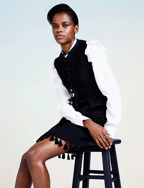flawlessbeautyqueens - Letitia Wright photographed by Aitken Jolly