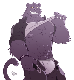 takemotoarashi:[NSFW/Quick sketch] Big cat