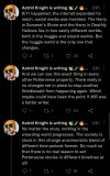 sixth-light:espanolbot2:maswartz:espanolbot2:majingojira:animentality:Also, I must add this, every time, because when 4chan is right, it is so devastatingly right: This made me realize that Jim Butcher actually does what people wanted to happen with Harry