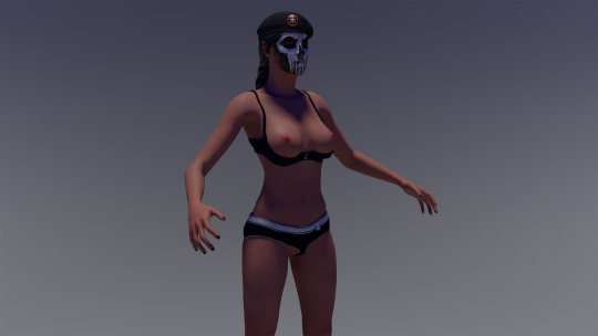 [R6S] Caveira - nude (Blender)