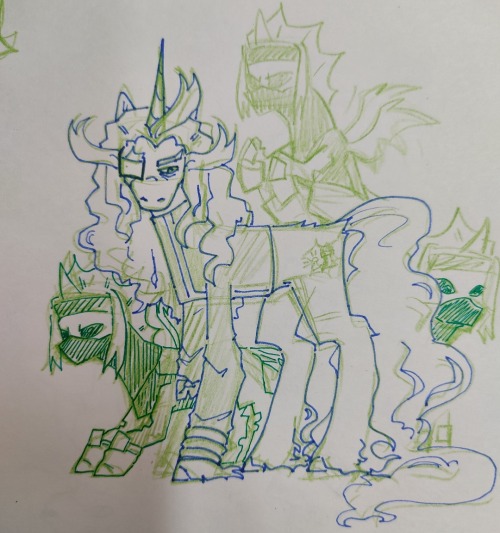Old And New Sketches Together
