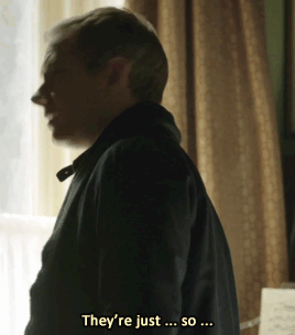 londoncallingsigh:Sherlock’s first time making John smile after his return