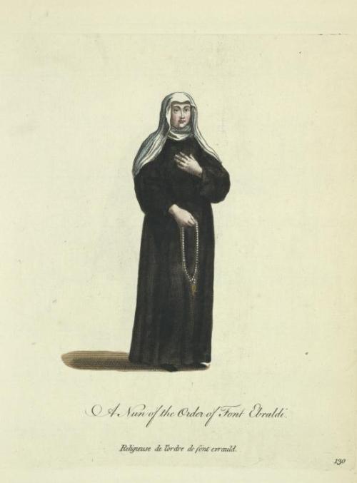 the-esoteric-arts: A Nun of the Order of Font Ebraldi by Filippo Bonanni, 1710.