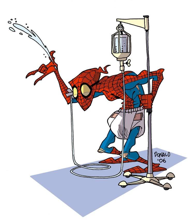 bigboi:  westcoastavengers:  Elder Marvel Superheroes (part 1) by Donald Soffritti