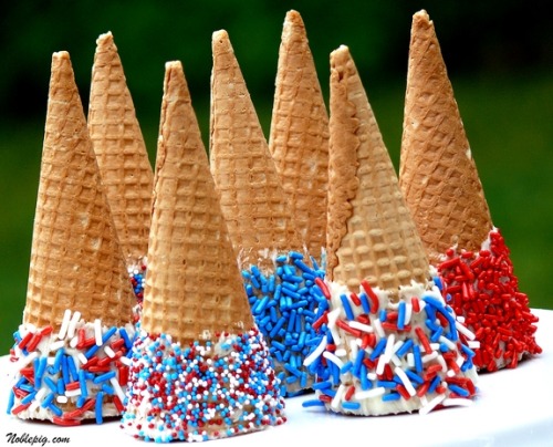 4th of July Ice Cream Cones