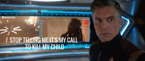 dammitchristopher: Captain Pike + being a stressed exhausted fragile new single dad of a few hundred