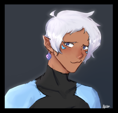 ALTEAN LANCE. MY BOY. I’m trying out a new style and It’s a little messy but it’s&hellip; a lot easi