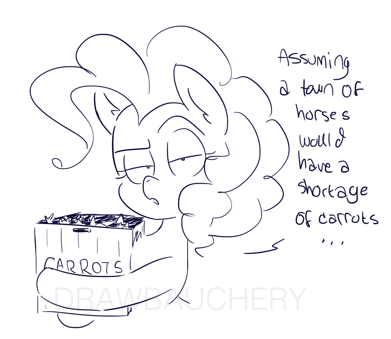 not like having only one carrot would stop pinkie pie from making the best damn carrot