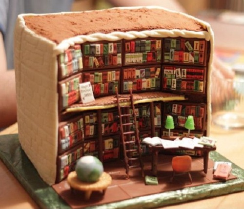 Library cake!