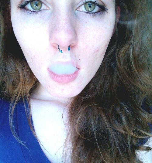 justme-and-mybud:I’m too pale for the French inhale Lolol can’t even see the smoke.. fml.